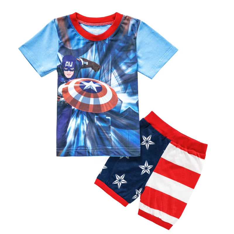 Captain America Pajama Set for Kids - Comfortable and Fun for Boys and Girls