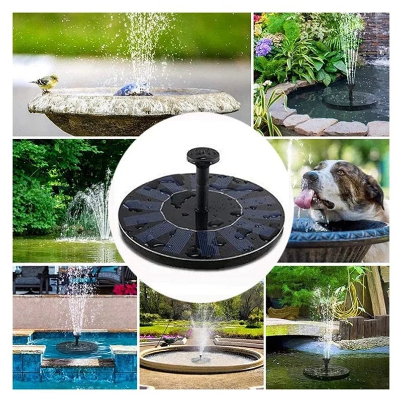Floating Solar Water Fountain – Eco-Friendly Garden and Pond Feature