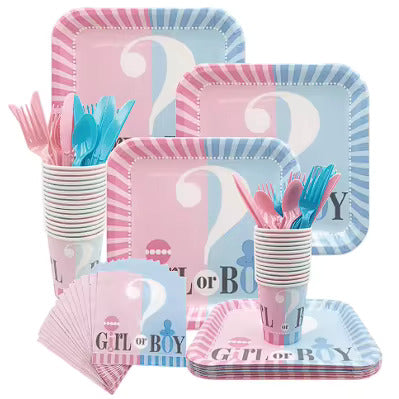 Joyful Gender Reveal Set - For a Festive Announcement