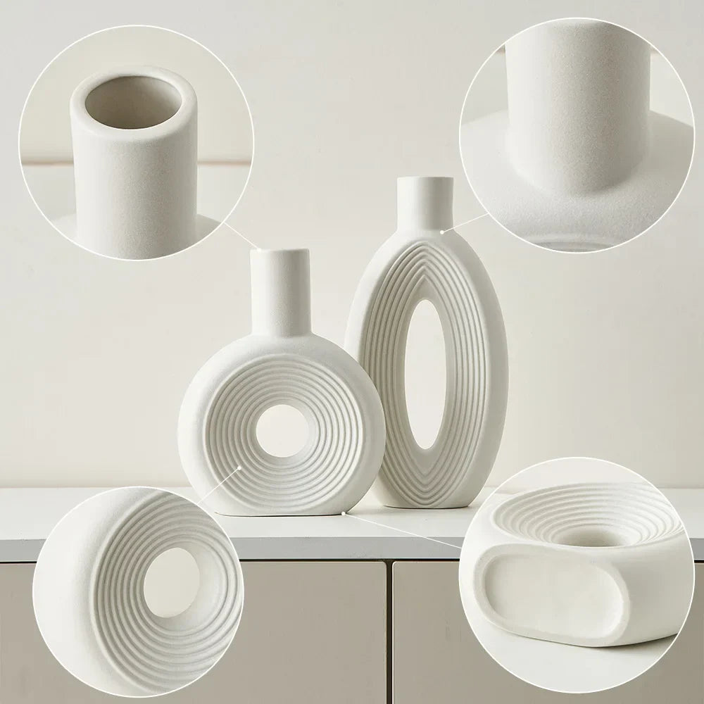 Modern Sculptural Vases - Elegant and Minimalist
