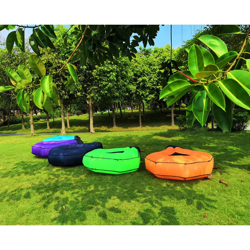 Inflatable Lounger Sofa with Shade – Comfortable and Waterproof for Beach and Pool