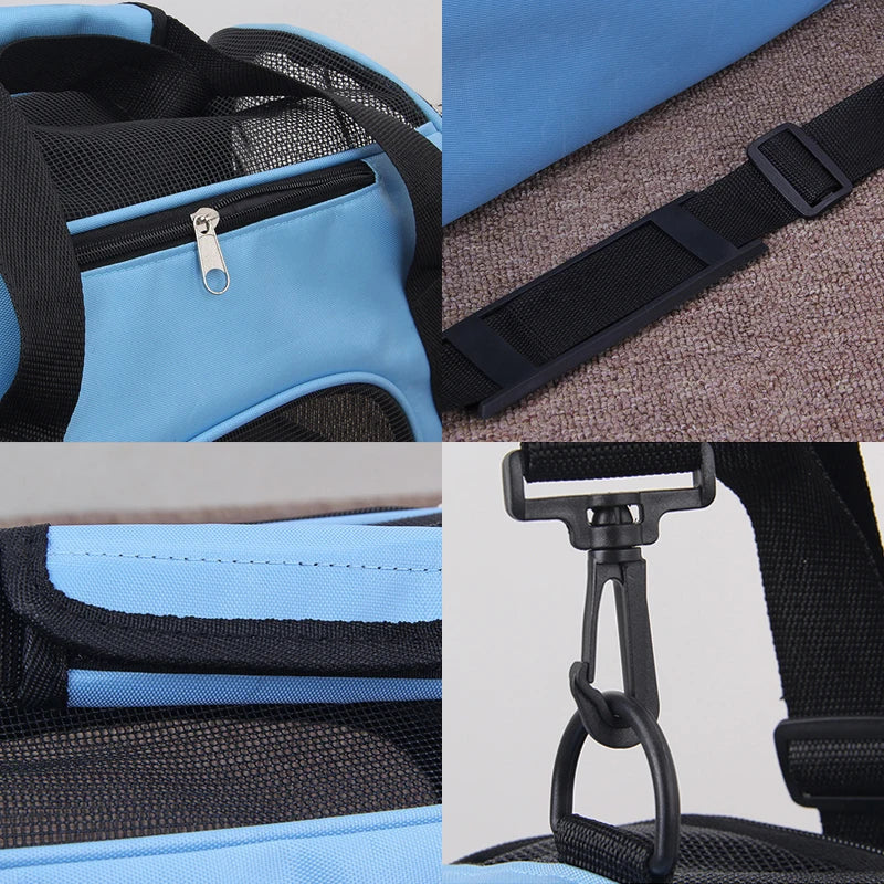 PawVoyager Travel Bag – Comfortable and Safe Travel with Your Cat or Small Dog