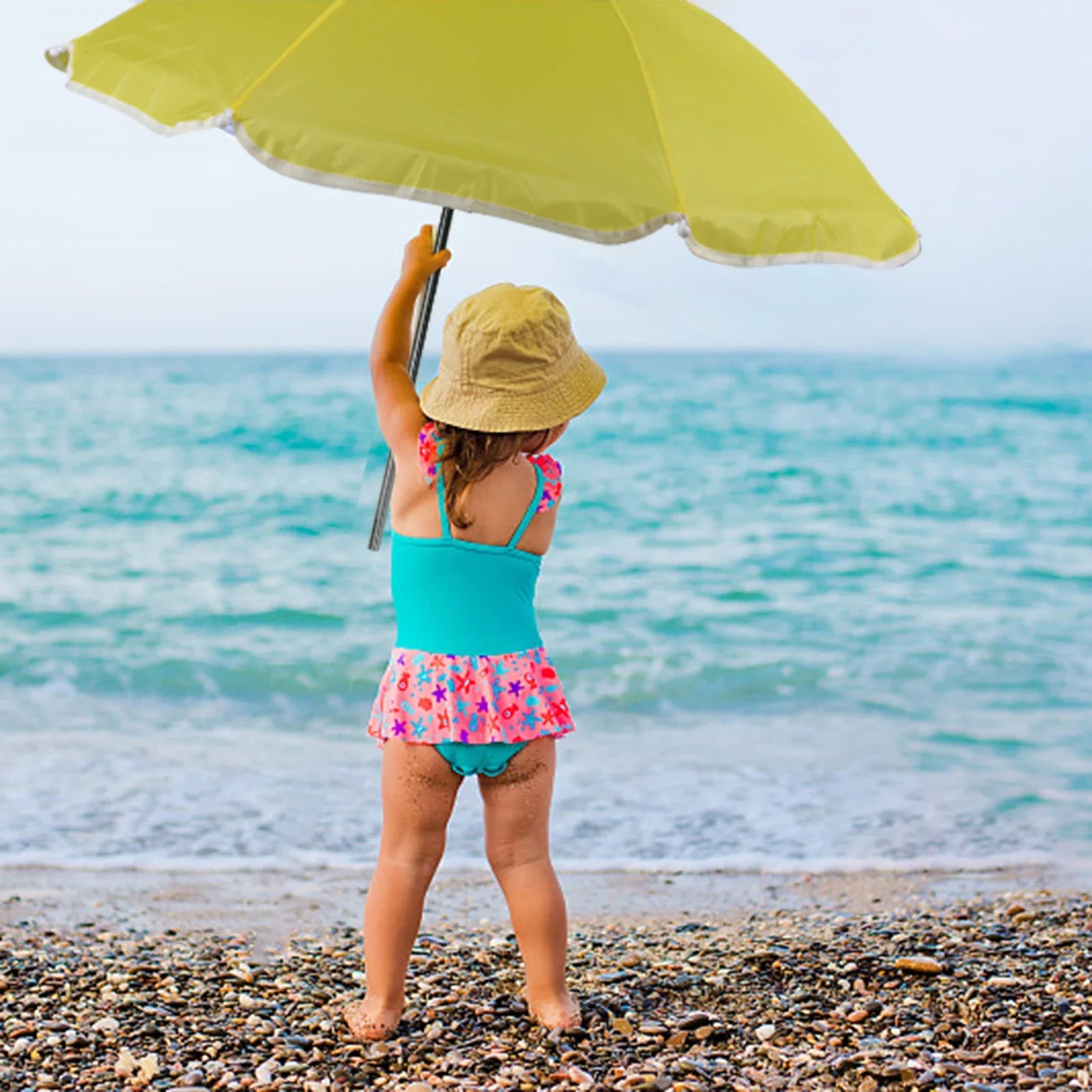 Foldable Beach Chair with Umbrella for Children