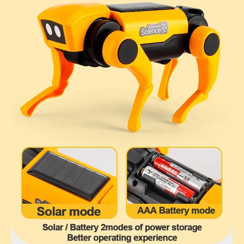 Educational Solar Energy Robot – 2-in-1 Dog and Cat Building Set