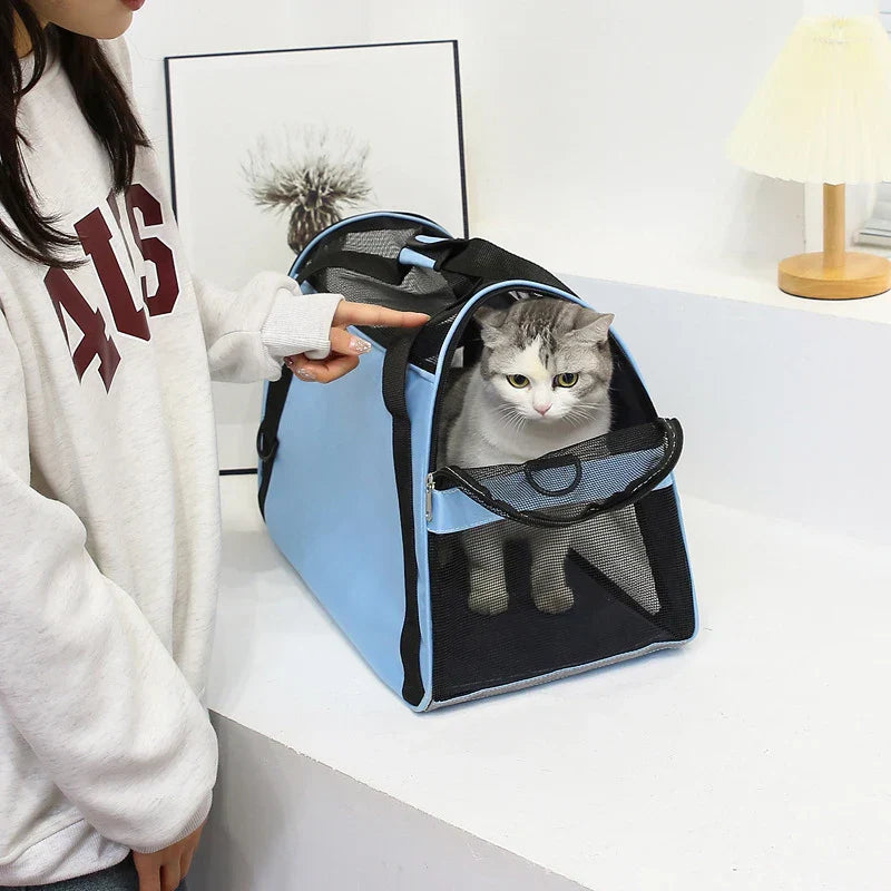 PawVoyager Travel Bag – Comfortable and Safe Travel with Your Cat or Small Dog
