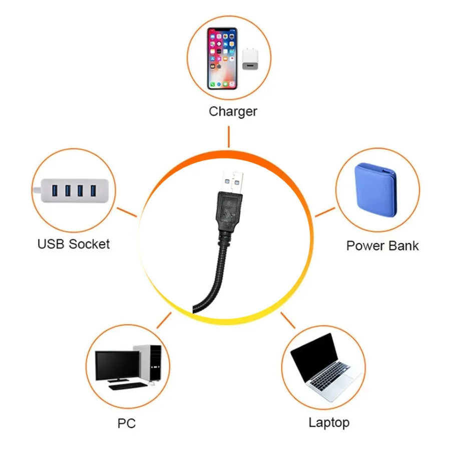 Colorful LED Night Light - Ambient Lighting for Home