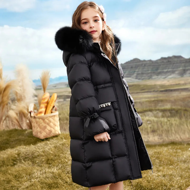 Lila Winter Coat for Children – Warm and Stylish for Cold Days