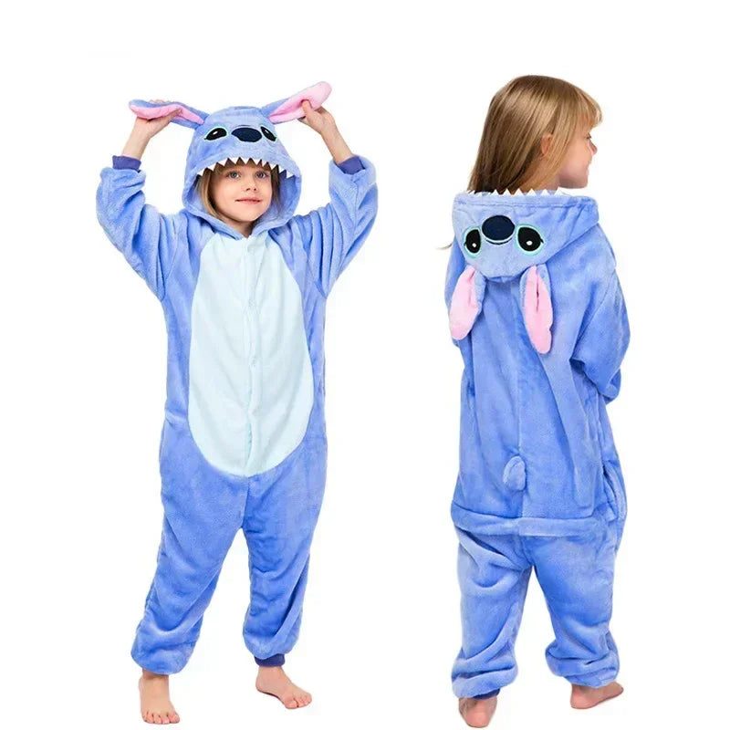 SnuggleStitch Pajama Onesie for Kids - Comfortable and Practical for Sleeping
