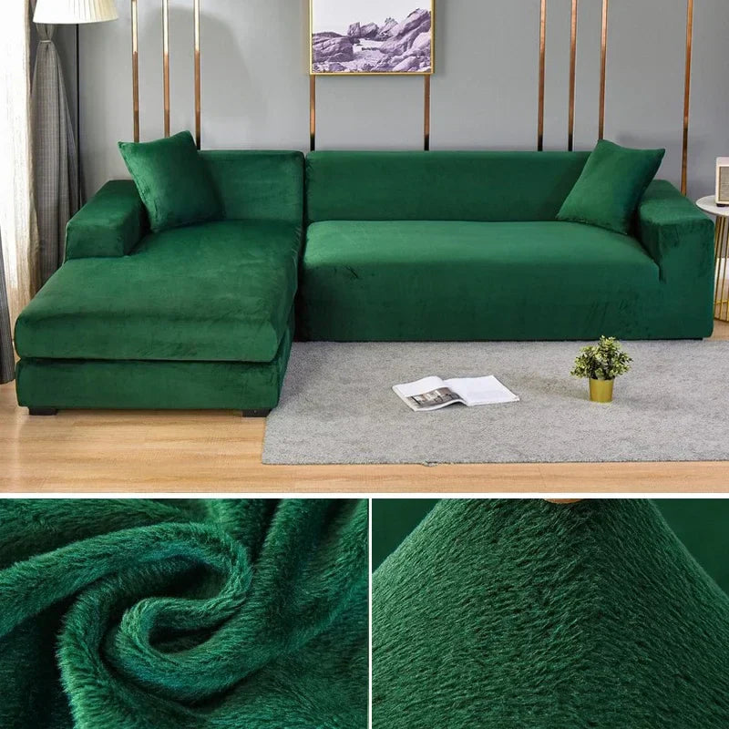 Velura Sofa Cover – Luxe Velvet for Style and Protection