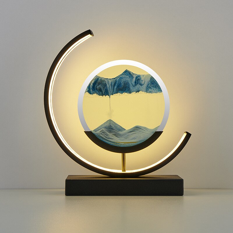 SandLight 3D Sand Table Lamp – Relaxing Design with Moving Sand