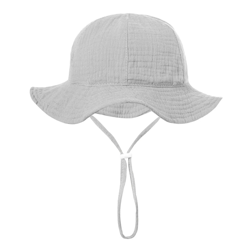 Soft Baby Sun Hat with Wide Brim - Breathable and Comfortable for Summer
