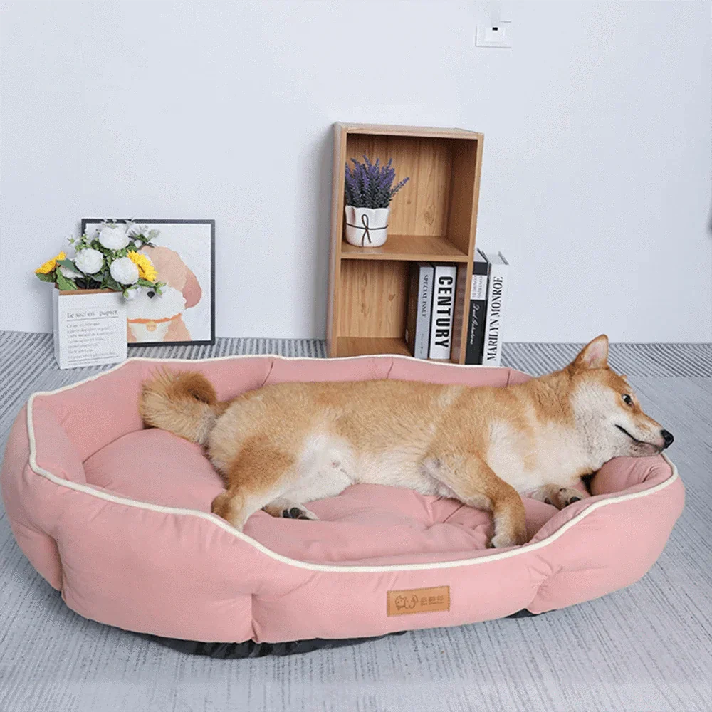 Cozy Luxe Dog Bed – Soft Support and Modern Design