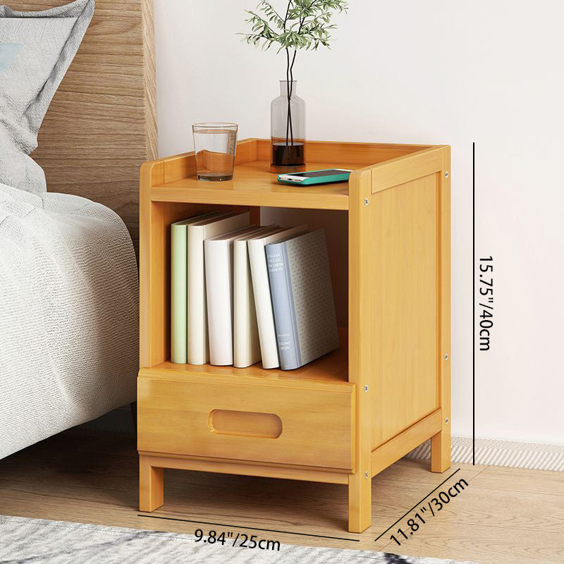 BambooEase Bedside Table – Minimalist Storage Design