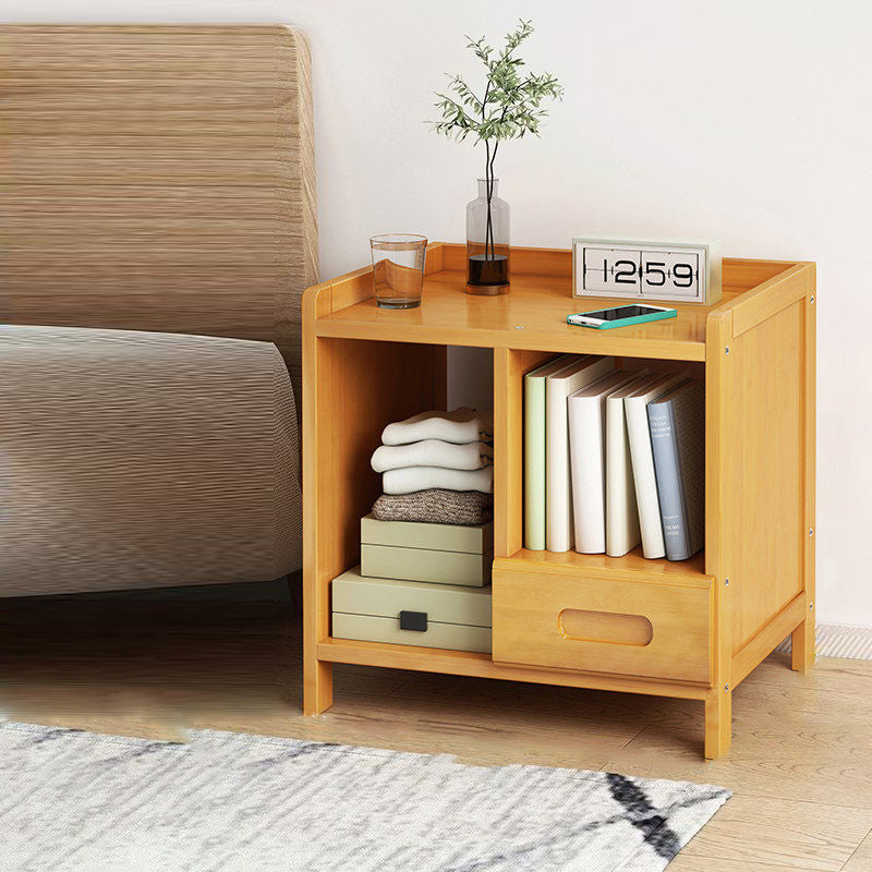 BambooEase Bedside Table – Minimalist Storage Design