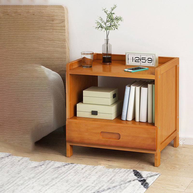 BambooEase Bedside Table – Minimalist Storage Design