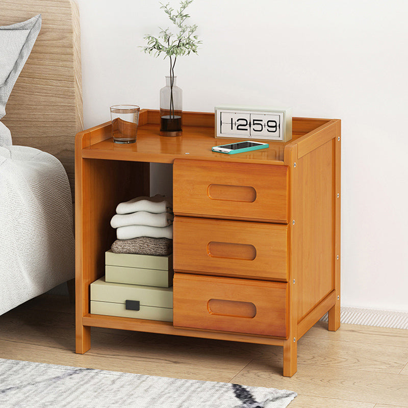 BambooEase Bedside Table – Minimalist Storage Design