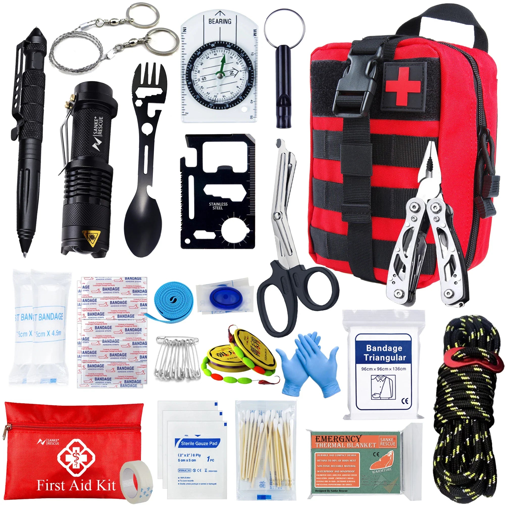 Tactical First Aid Kit – Compact and Complete for Caravans, Camping, and Survival Situations