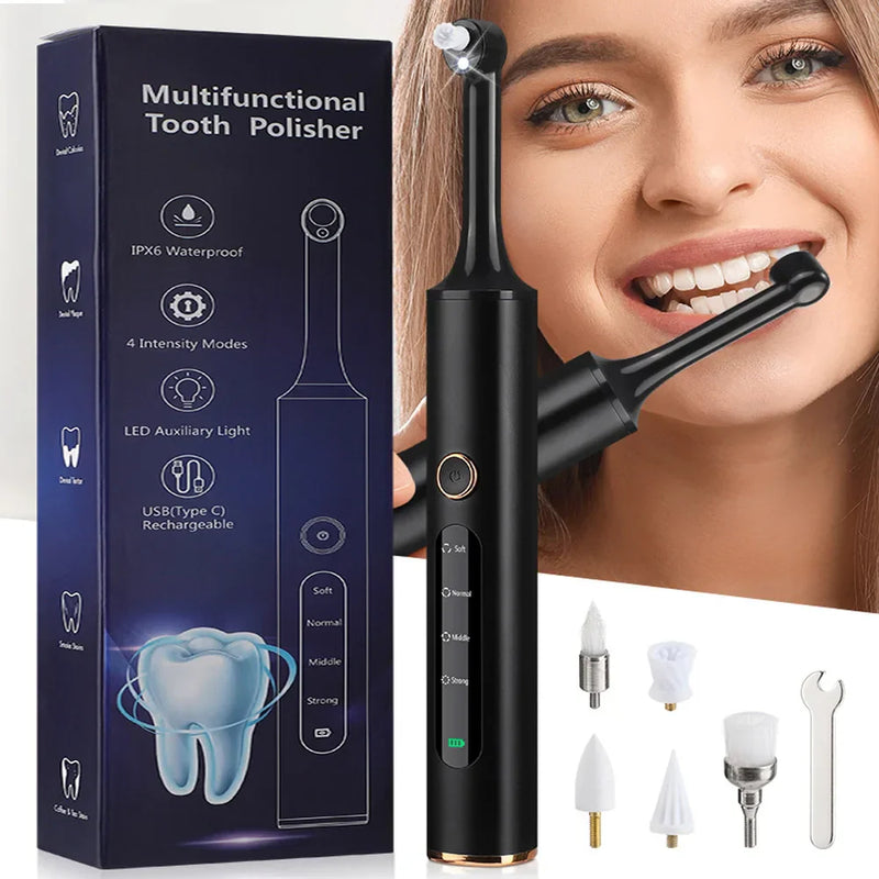DentBright 5-in-1 Wireless Tooth Polisher – Radiant and Healthy Smile
