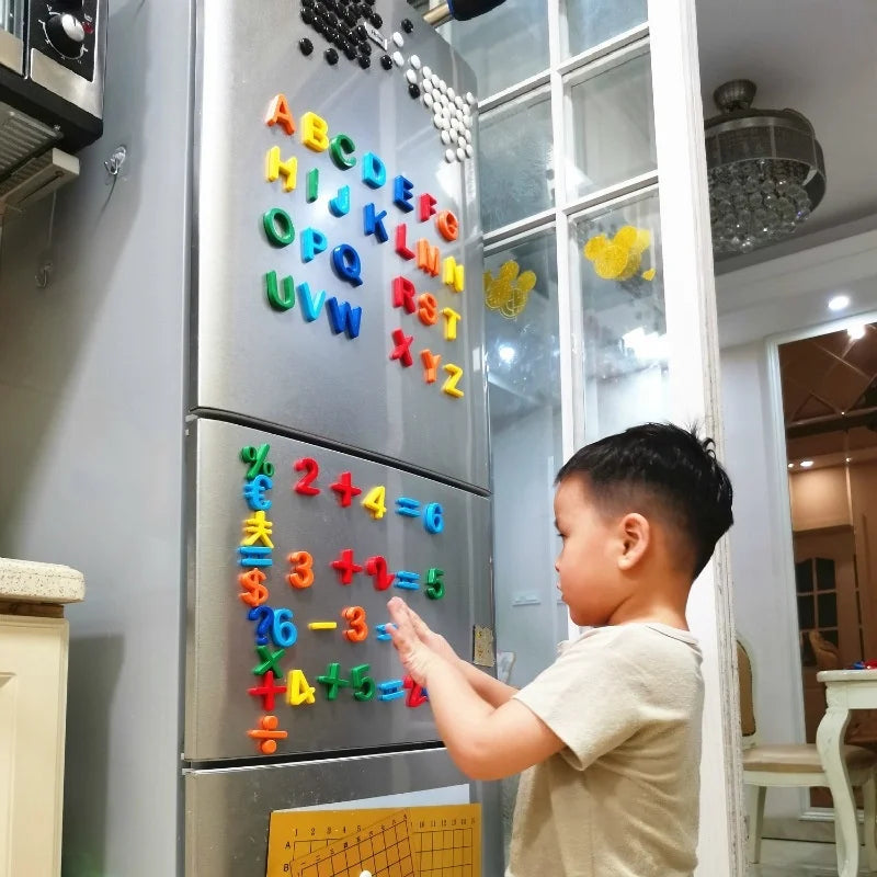 Educational Magnet Game – Learn and Play with Colorful Letters and Numbers