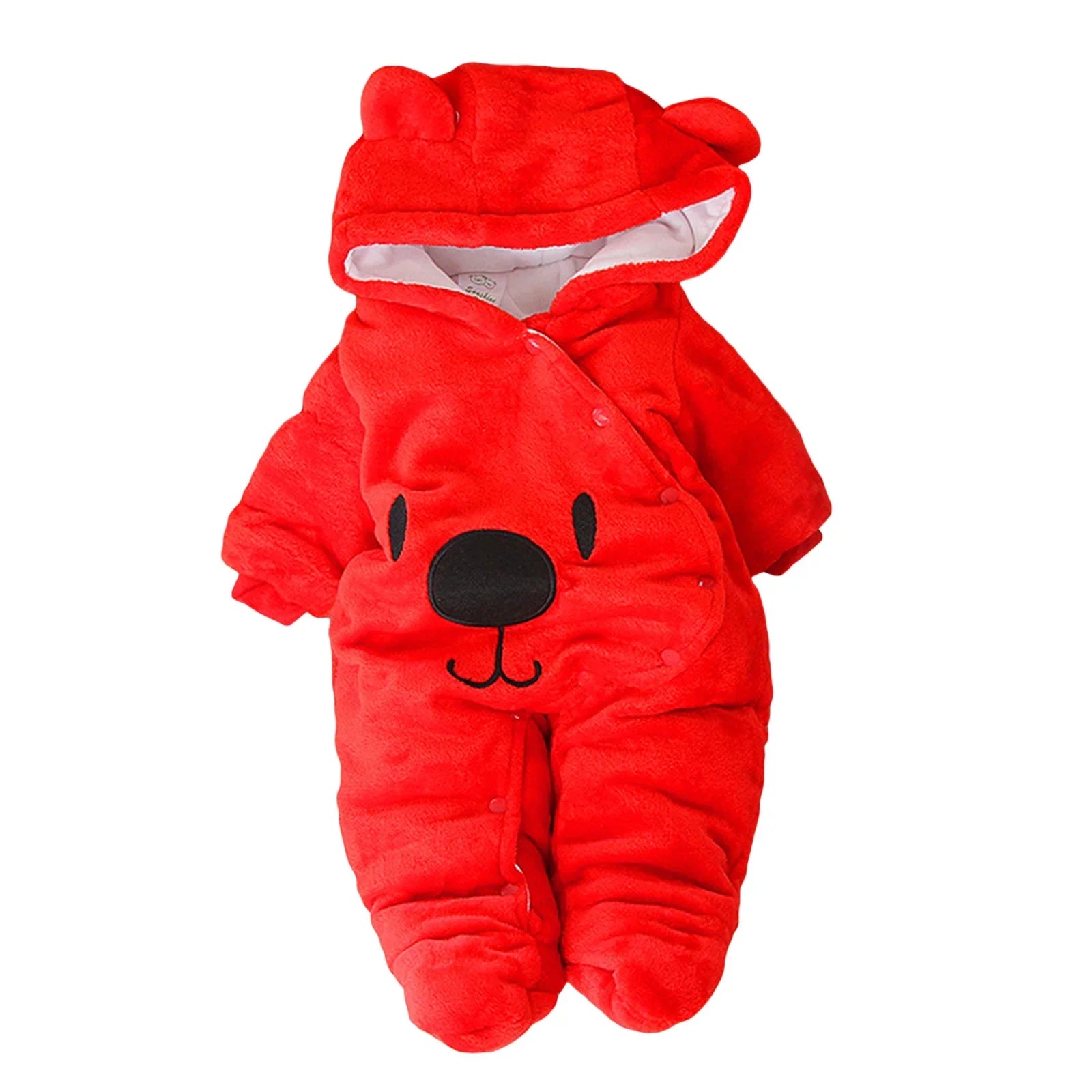 Bear Hug Jumpsuit - Warm and Cute Baby Outfit