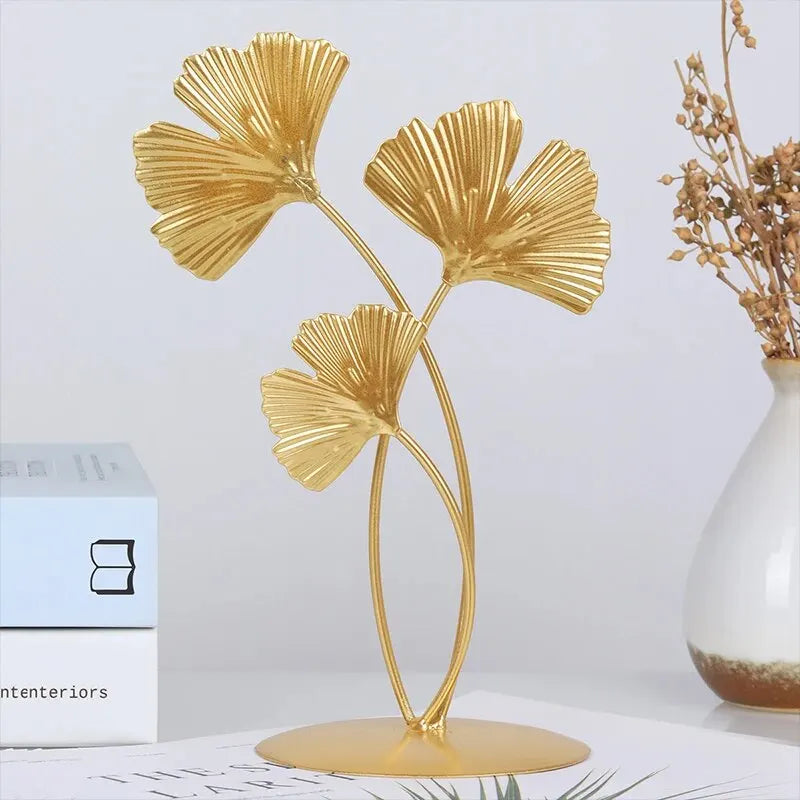 Metal Leaf Ornaments - Elegant and Modern