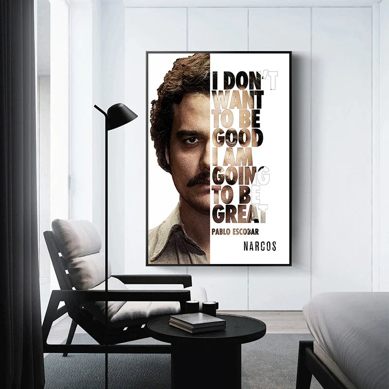 Pablo Escobar Painting - Iconic Art for Home