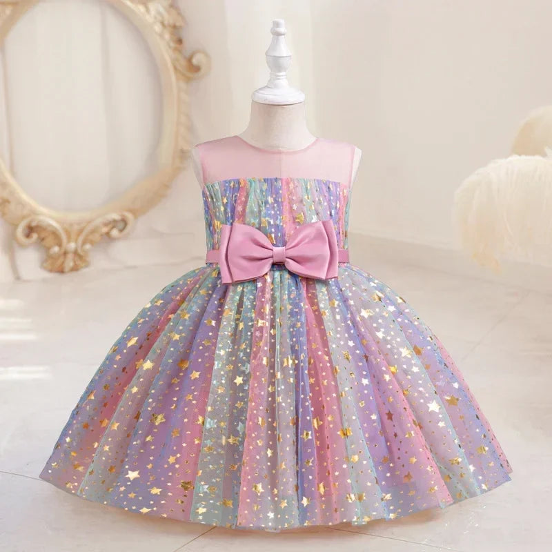 Lieveke Magical Tutu Dress - Colorful Enchanted Dress for Parties