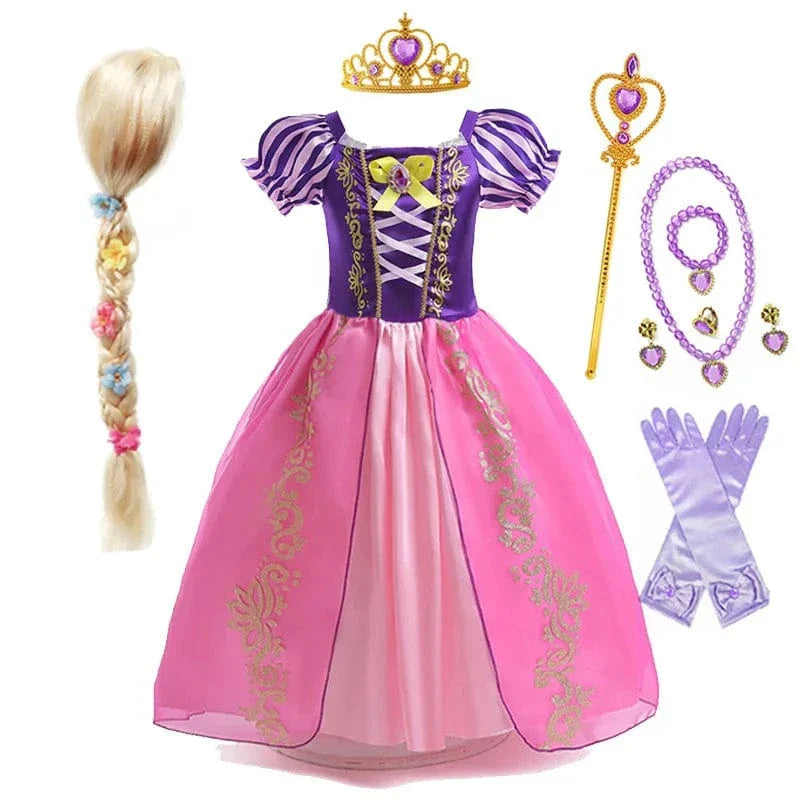 Enchanting Royal Princess Dress – Playful Elegance for Young Ladies