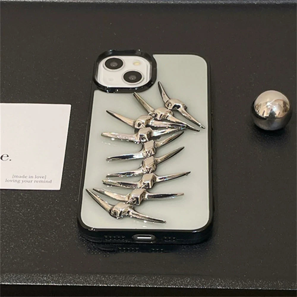 3D Herringbone Design Phone Case – Tough and Protective