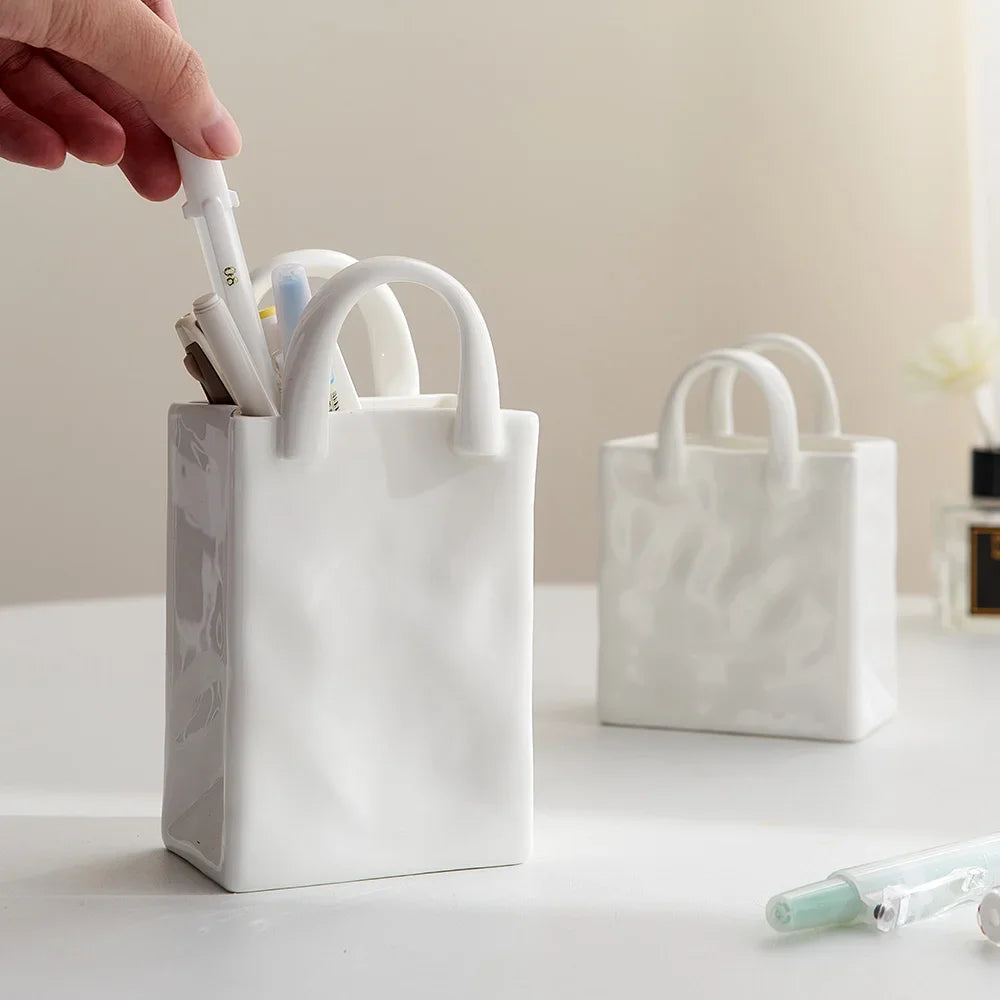 Unique Handle Vase - Modern and Stylish