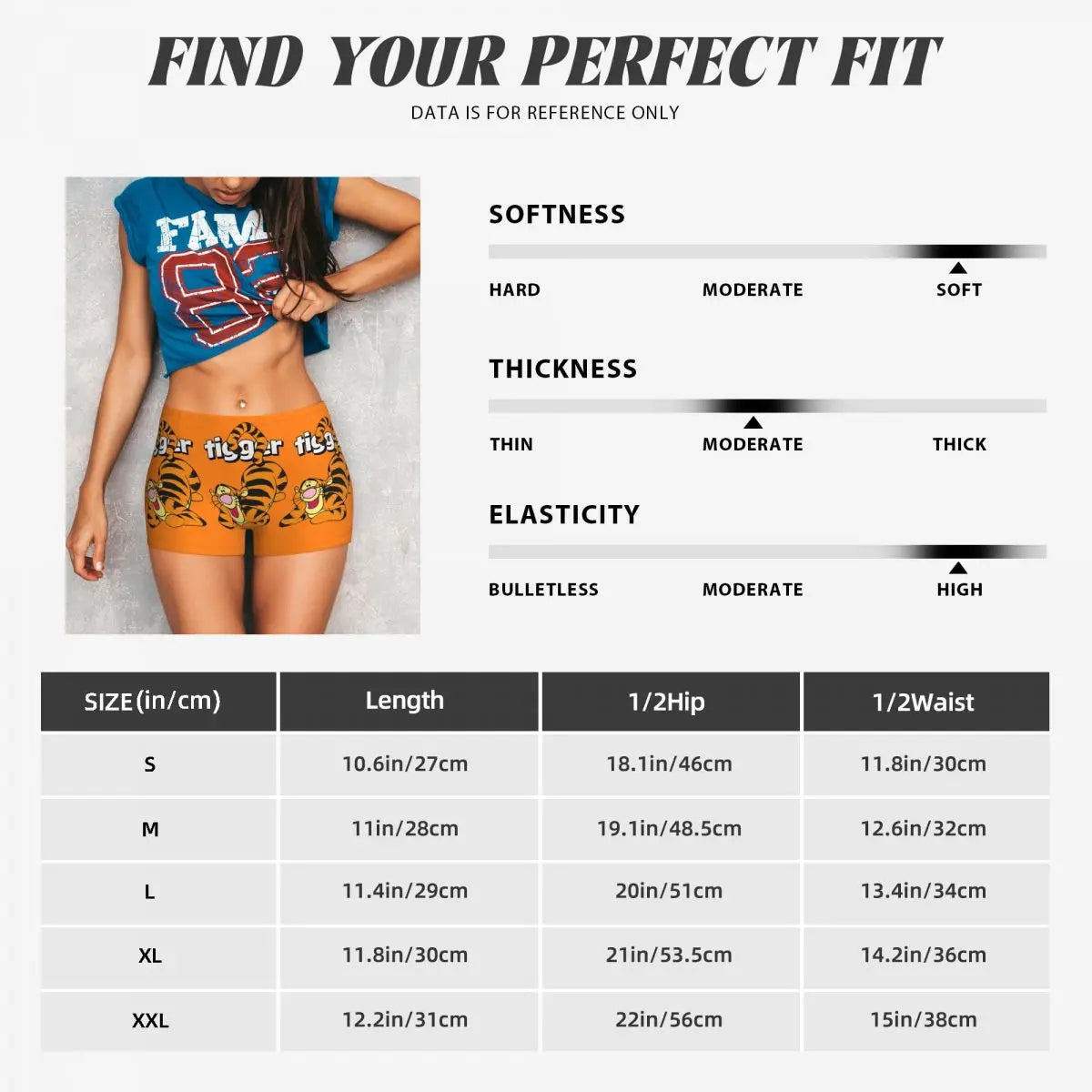 Tigger Print Yoga and Sports Shorts for Women – Comfortable and Stylish for Active Days