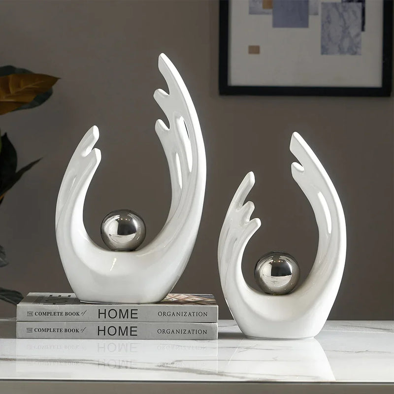 ZenAura Sculpture Set – Modern and Elegant