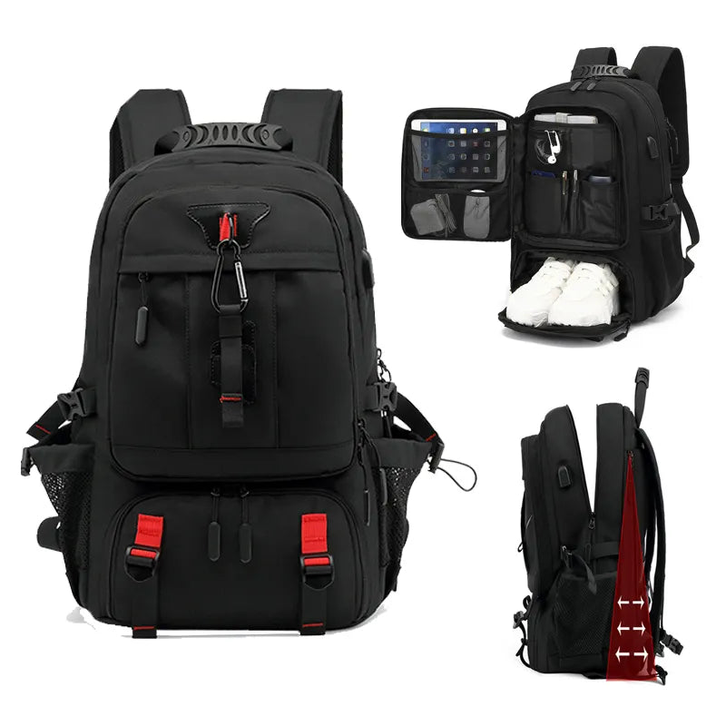 TechTrek Pro Explorer Backpack – Spacious and Smartly Connected