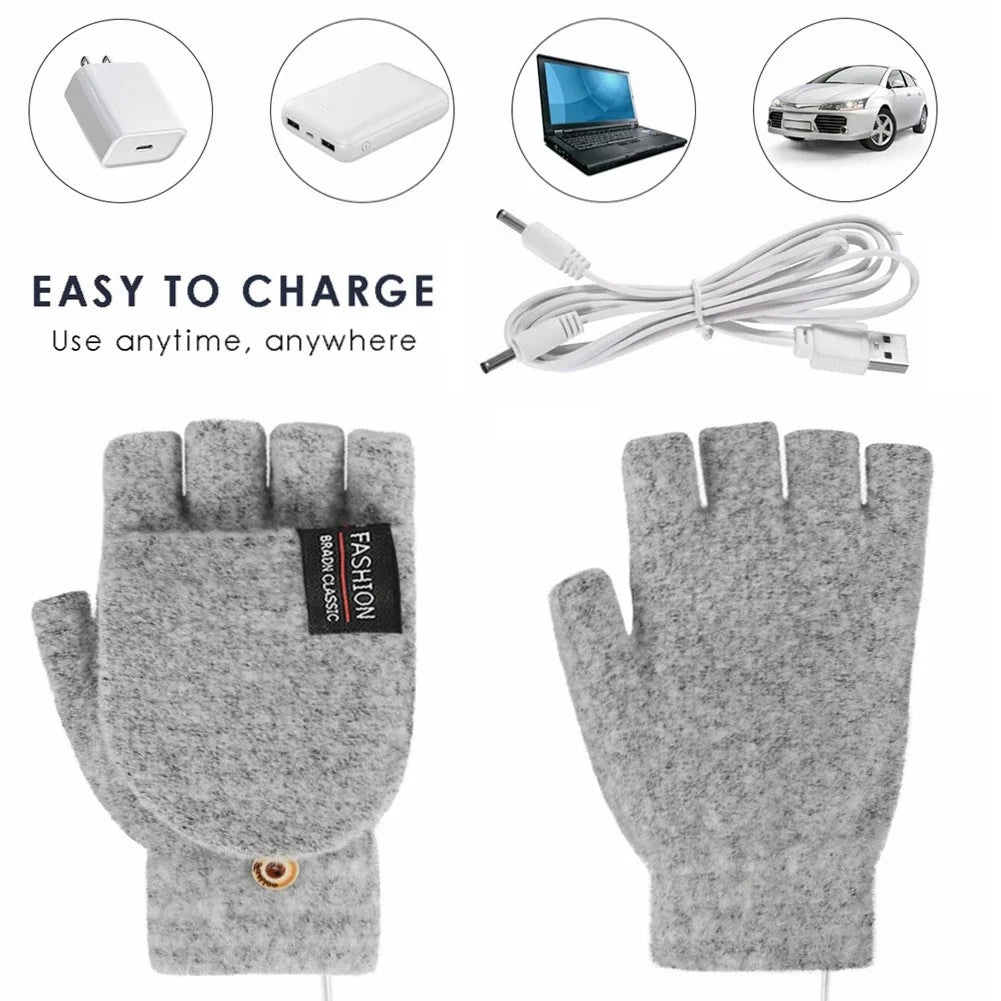 USB Heated Gloves – Always Warm Hands in Winter