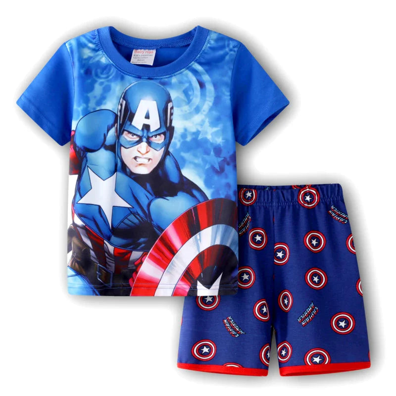 Captain America Pajama Set for Kids - Comfortable and Fun for Boys and Girls