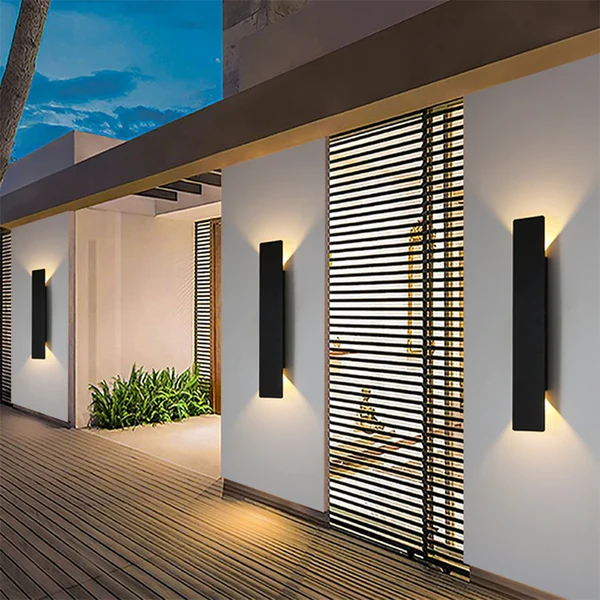 AquaLine LED Outdoor Wall Lamp – Sleek Design with Weather-Resistant Housing