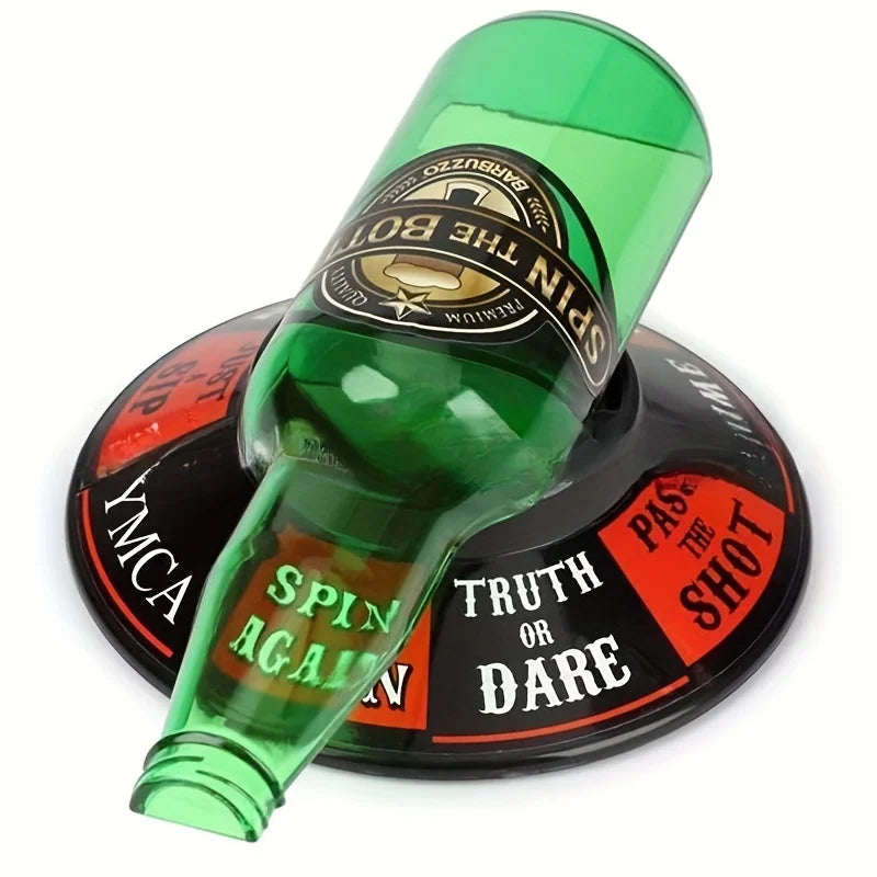 'Spin the Bottle' Drinking Game - Interactive Fun for Every Meeting