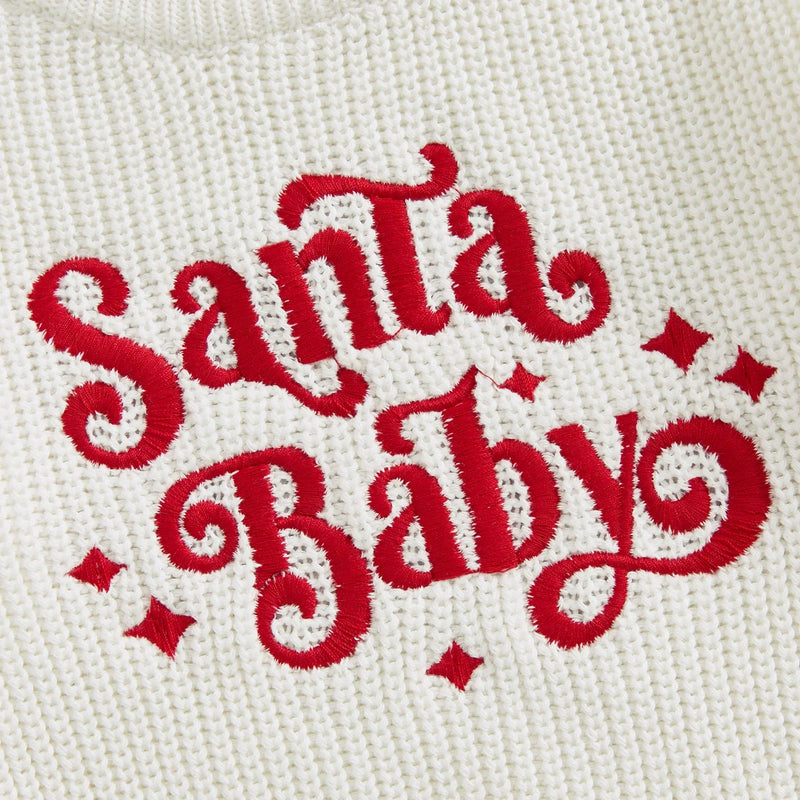 Santa Baby Sweater for Kids - Festive Warmth