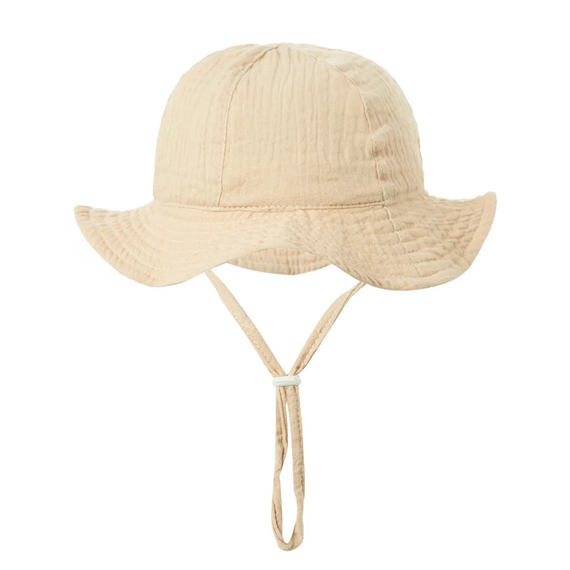 Soft Baby Sun Hat with Wide Brim - Breathable and Comfortable for Summer