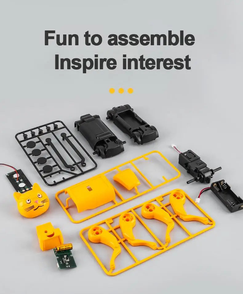 Educational Solar Energy Robot – 2-in-1 Dog and Cat Building Set