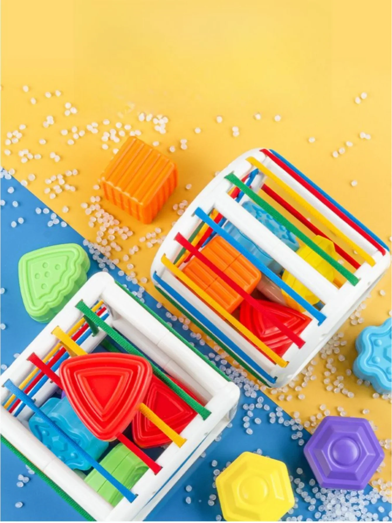 Sensory Shape Cube Playset – Development of Motor Skills for Babies