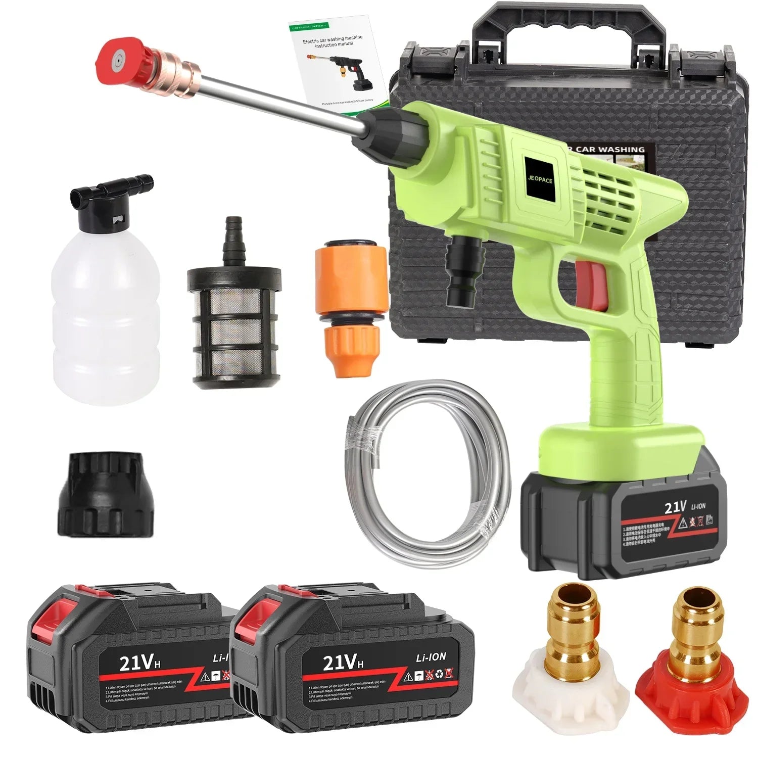 PowerWash Wireless Car Wash Gun – Powerful and Handy