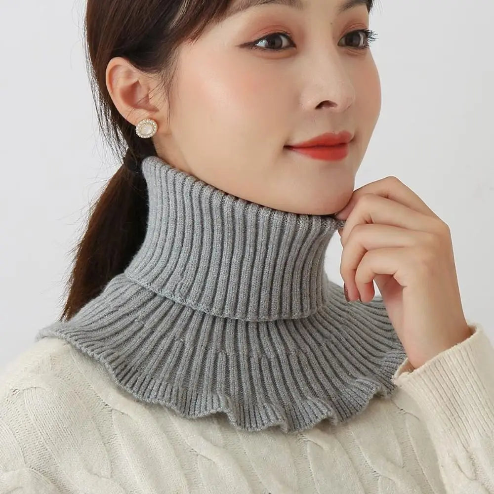Windproof Knitted Neck Warmer – For Warmth and Protection in Winter