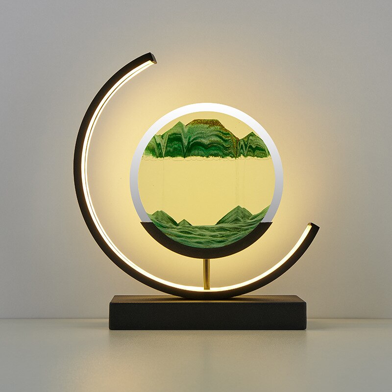 SandLight 3D Sand Table Lamp – Relaxing Design with Moving Sand