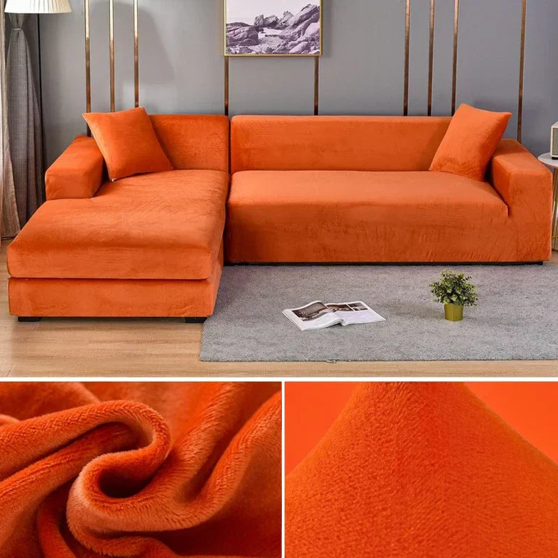 Velura Sofa Cover – Luxe Velvet for Style and Protection