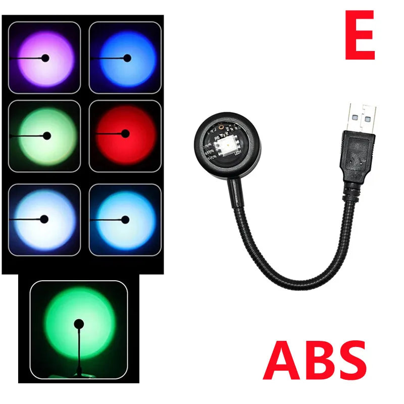 Colorful LED Night Light - Ambient Lighting for Home