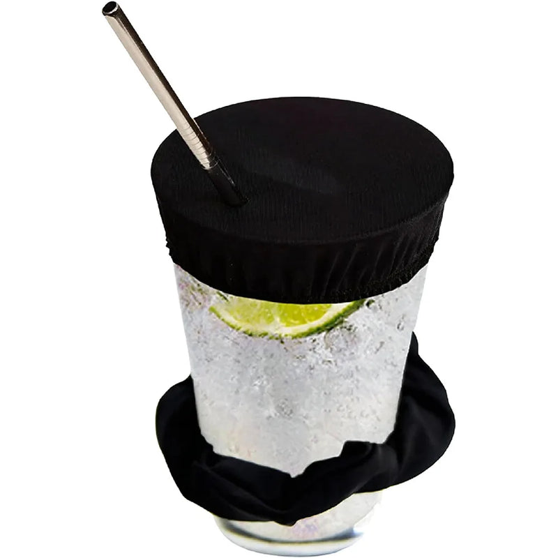 Elastic Drink Cover Set – Secure Protective Cup Topper