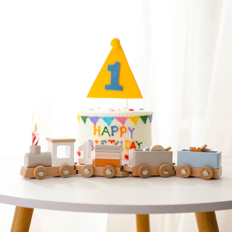 Creative Wooden Train – For Educational Play Fun