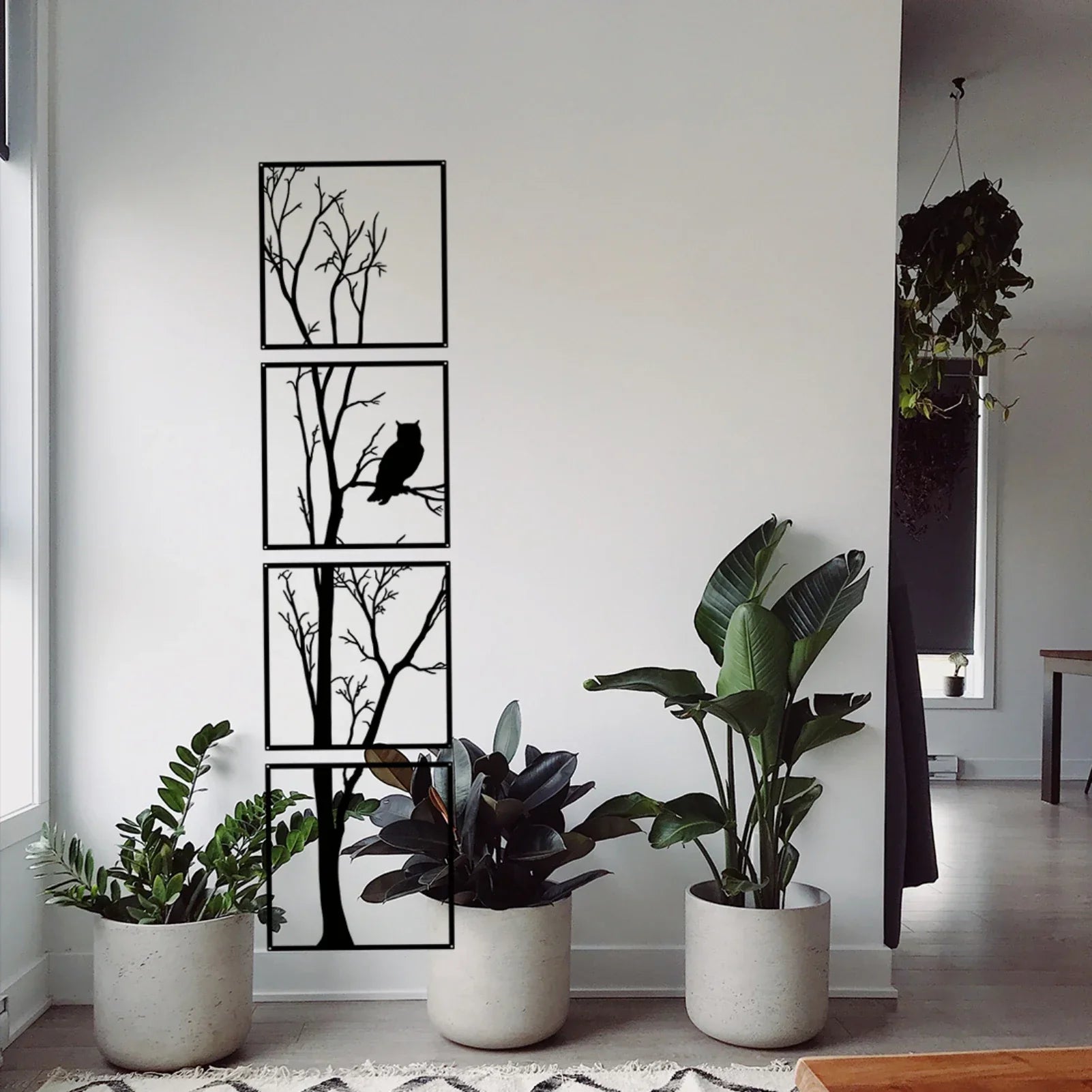 Wall Decoration Tree and Owl - Minimalistic and Stylish