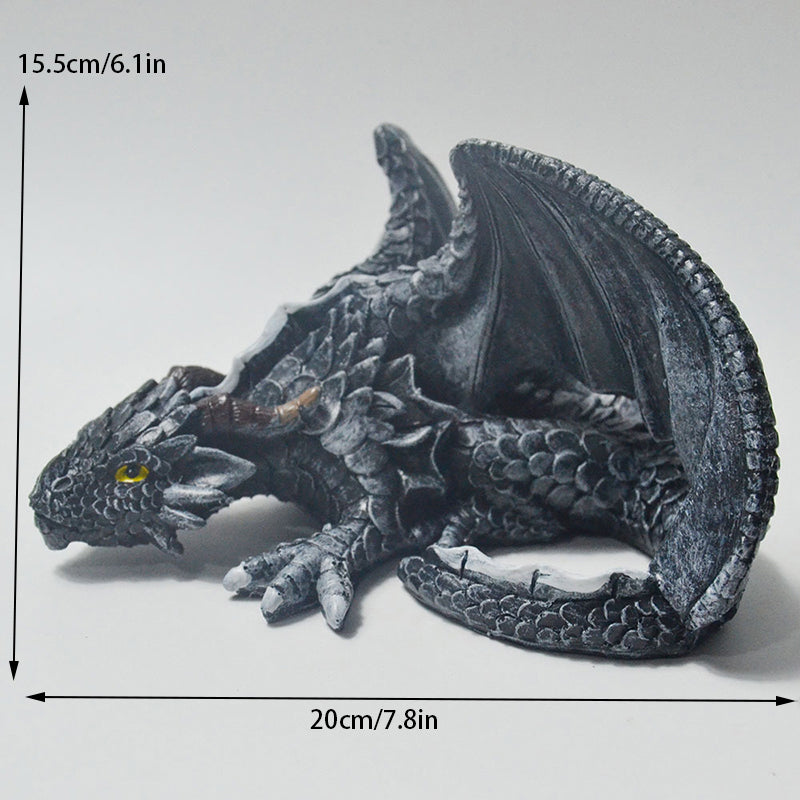 Legendary Sitting Dragon – Magical Decoration for Home and Garden